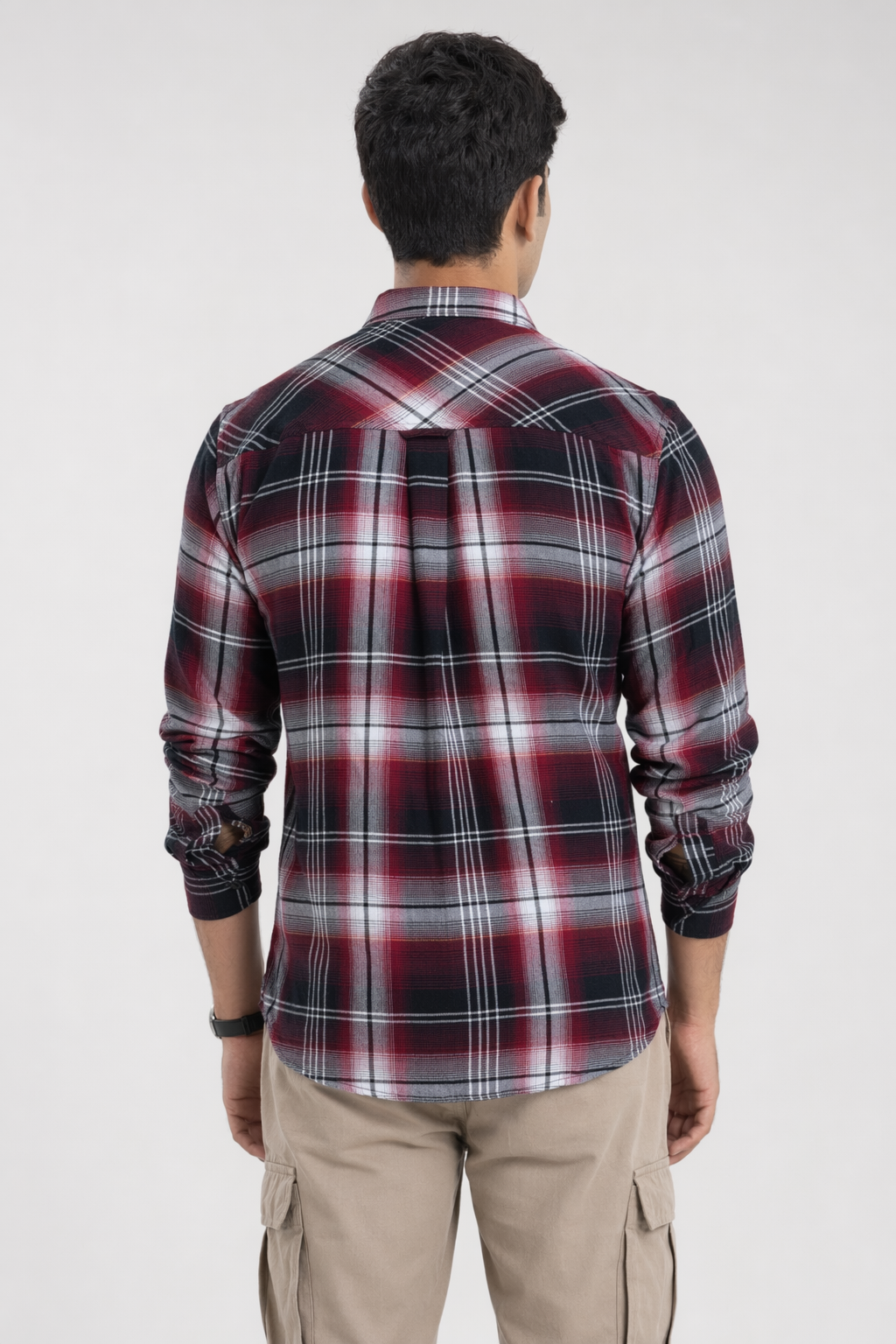 Crimson Check Summer Shirt