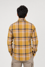 Mustard Heritage Plaid Shirt