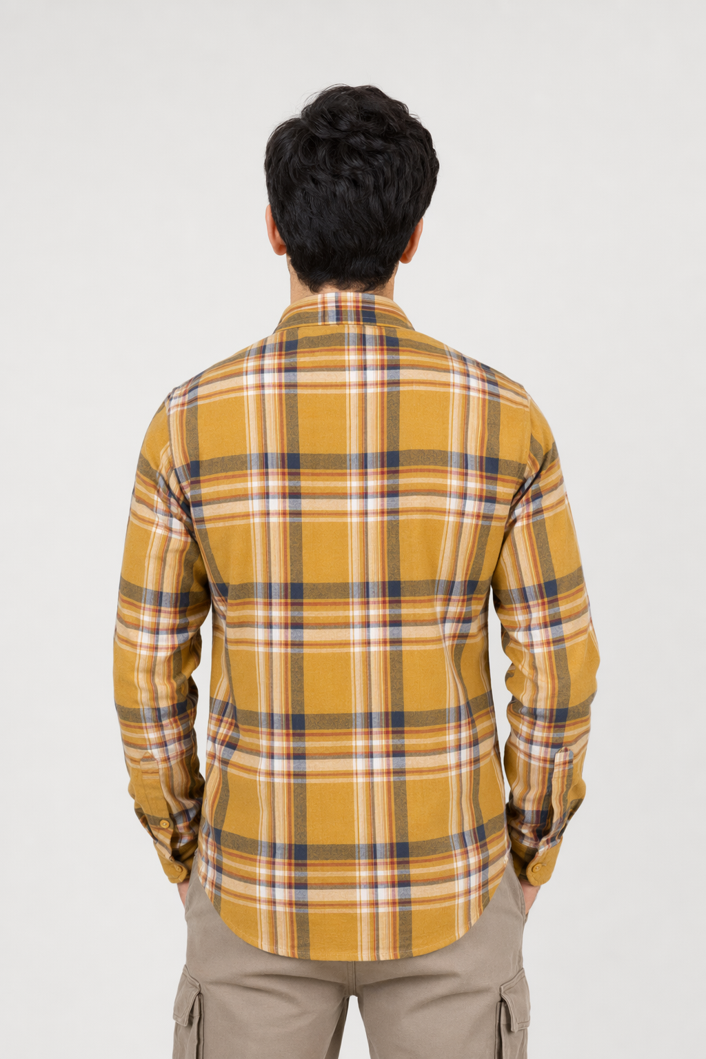 Mustard Heritage Plaid Shirt
