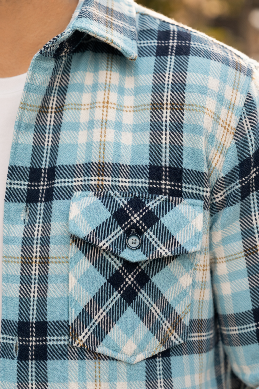 Blue Static Shirt