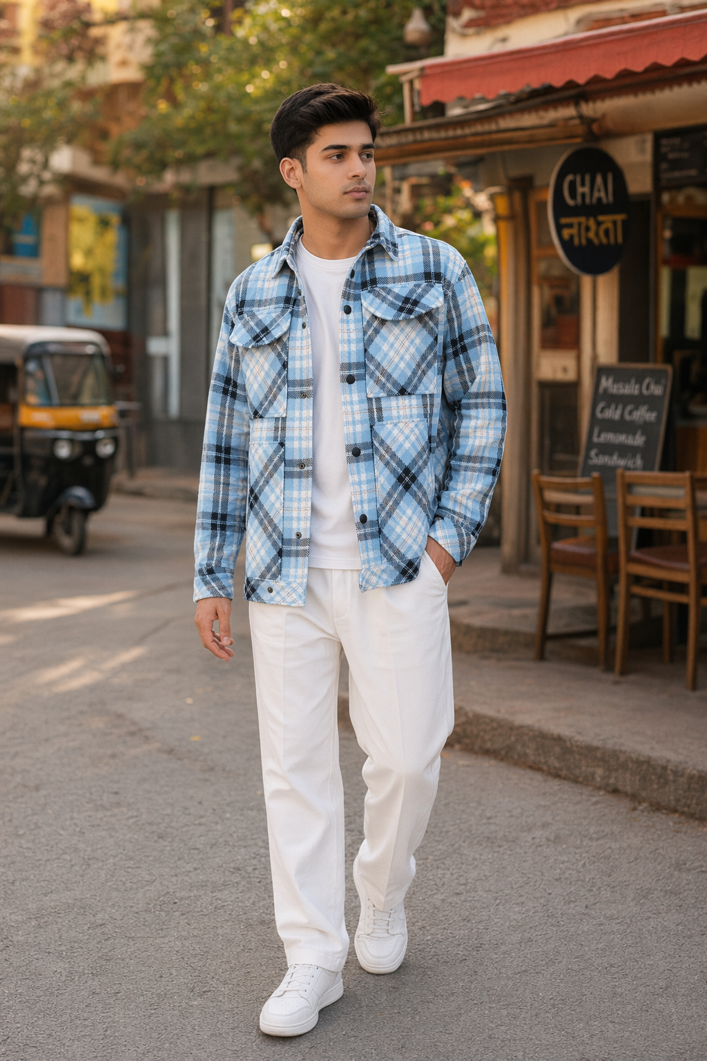 Horizon Check Jacket