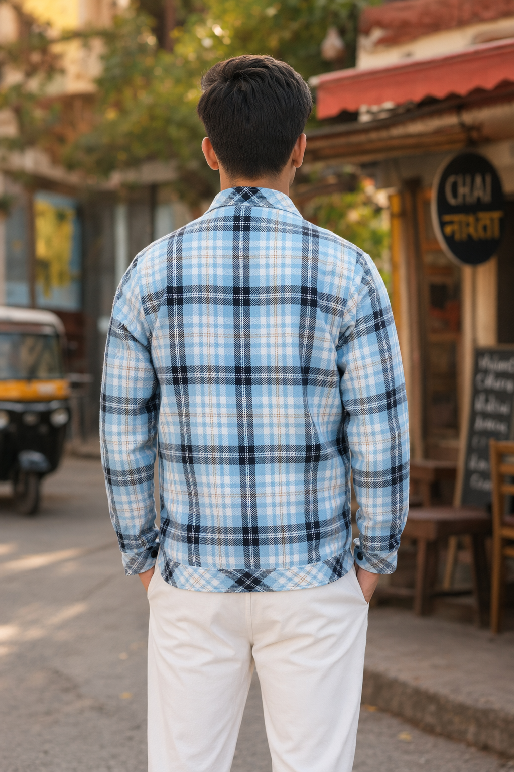 Horizon Check Jacket