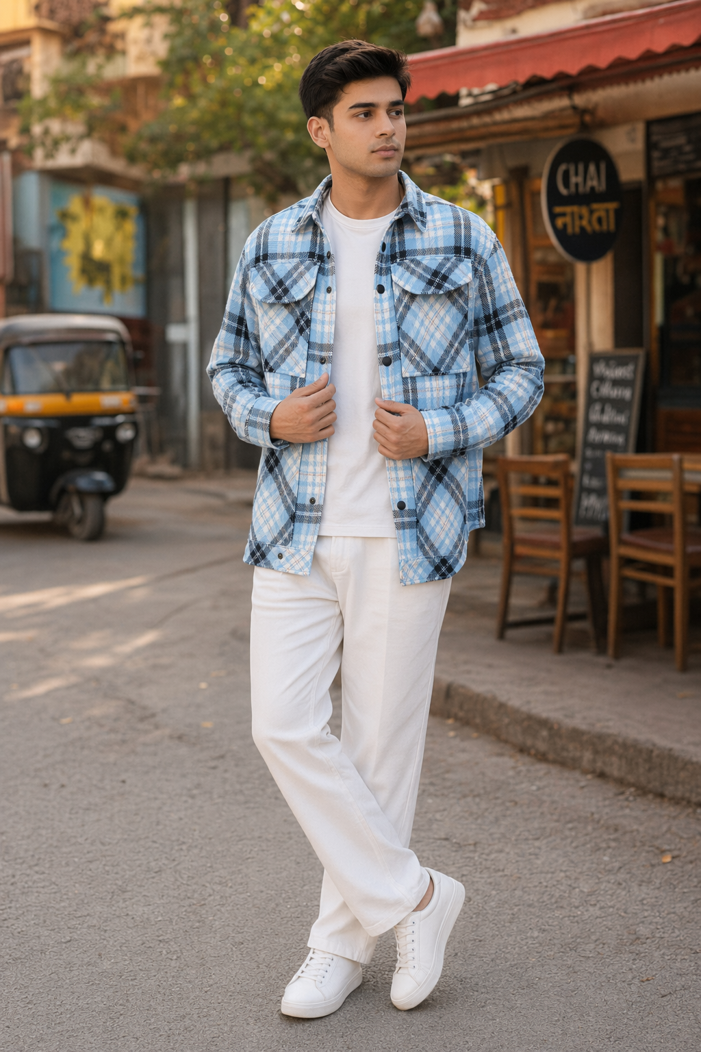 Horizon Check Jacket