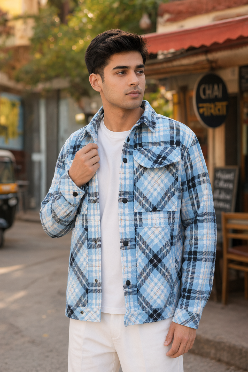 Horizon Check Jacket