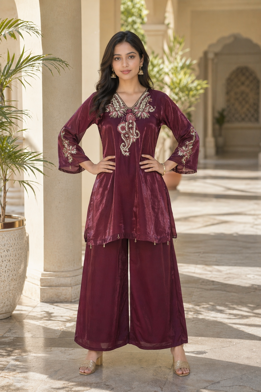 Velvet Vine Co-Ord Set