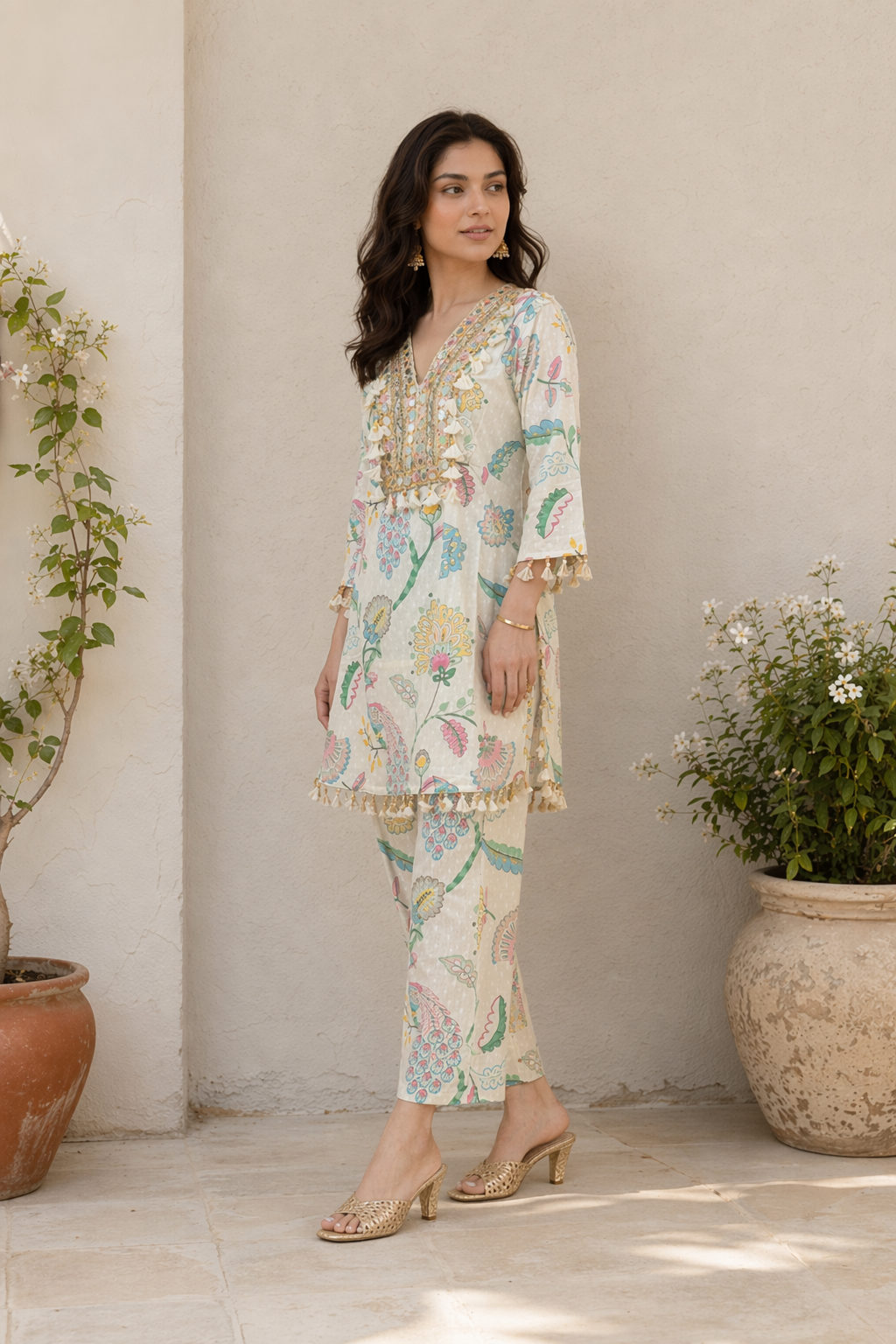 Peacock Garden Set