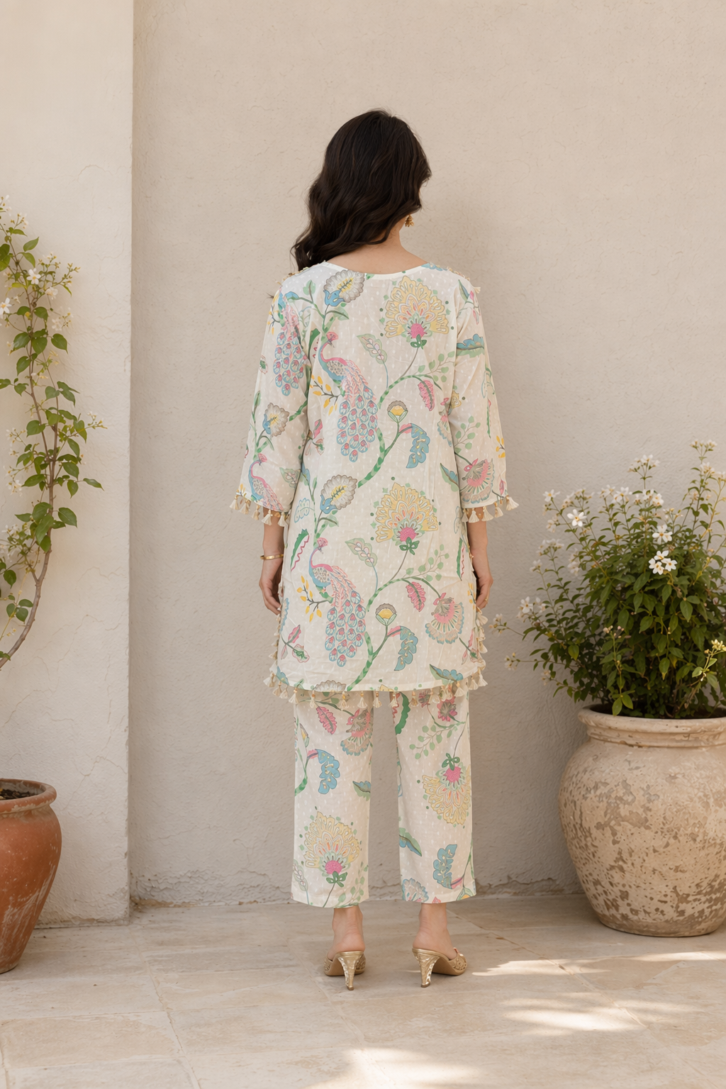 Peacock Garden Set
