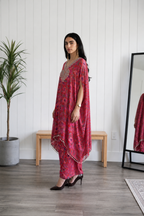 Ruby Paisley Kaftan Set