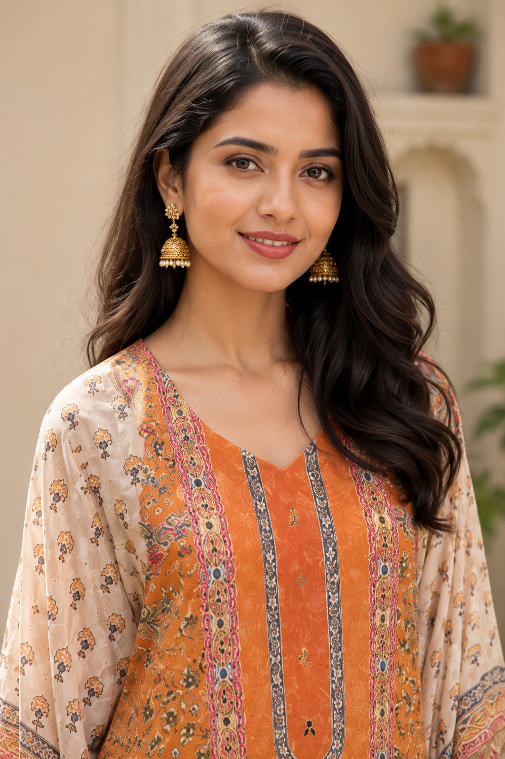 Desert Bloom Kaftan Set