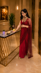 Rouge Edit Saree Set