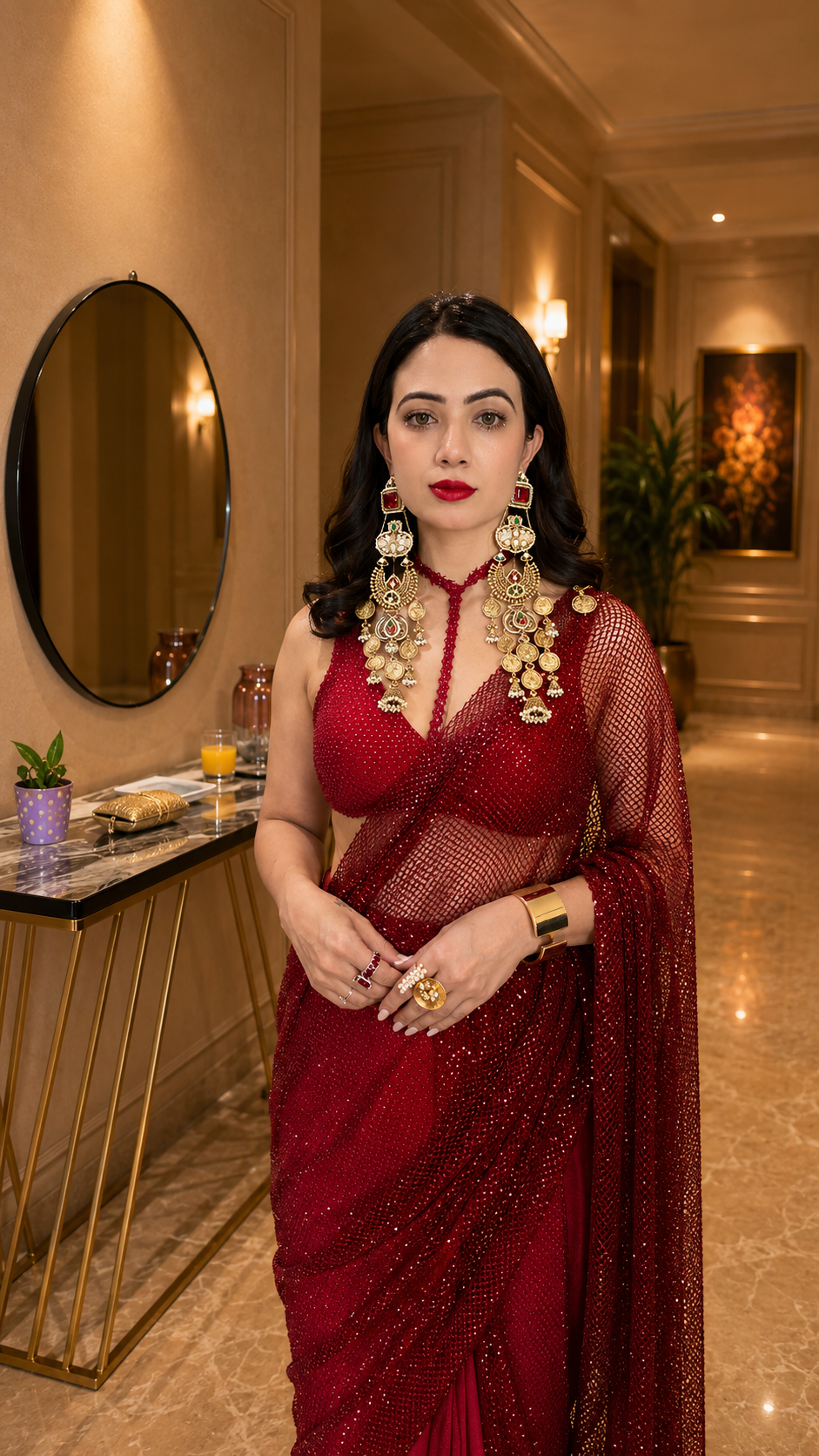 Rouge Edit Saree Set