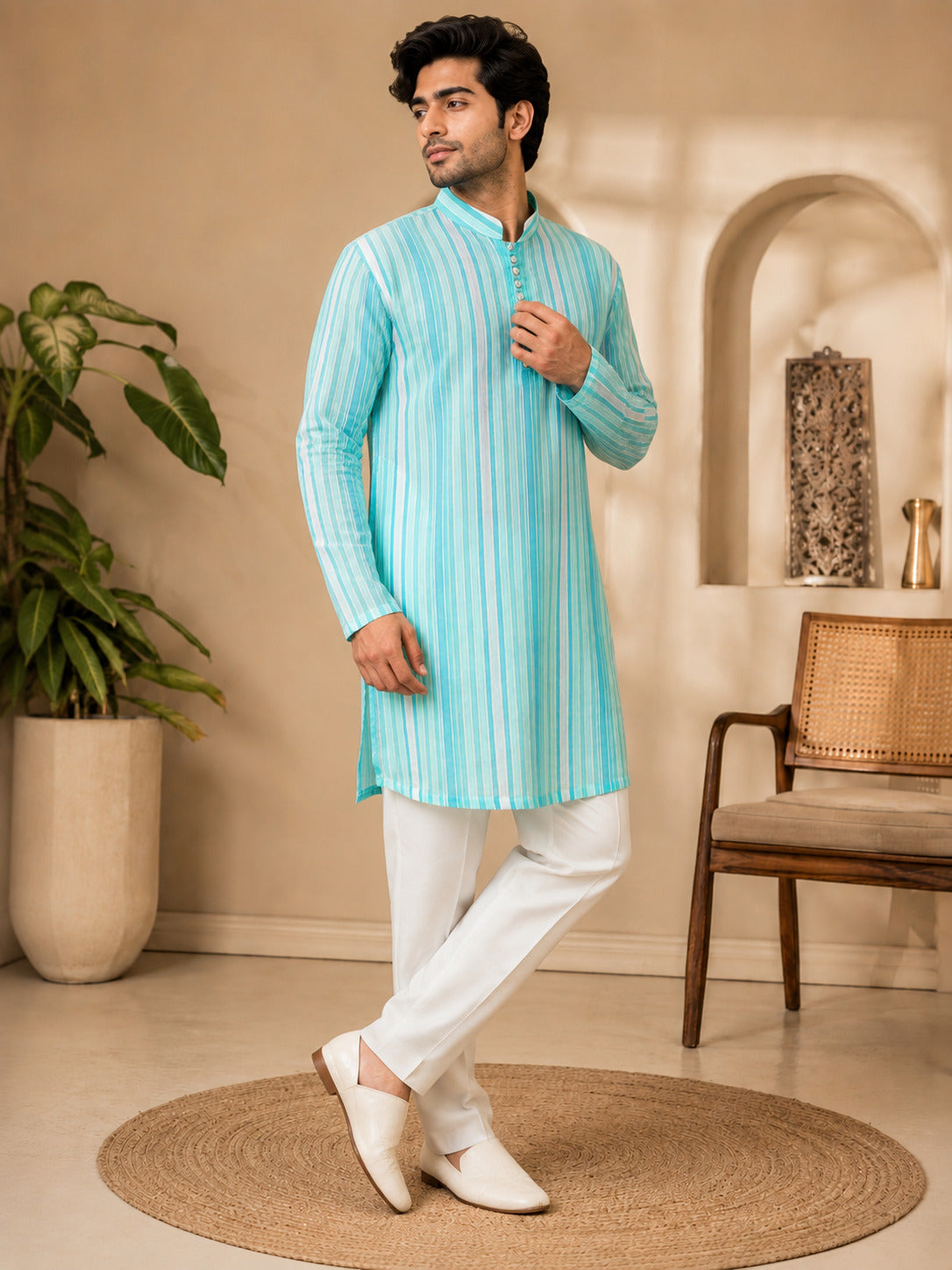 Aqua Royale Kurta