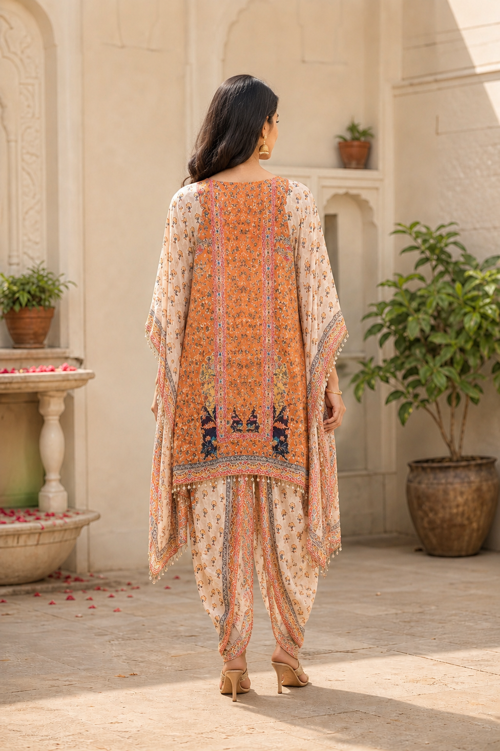Desert Bloom Kaftan Set