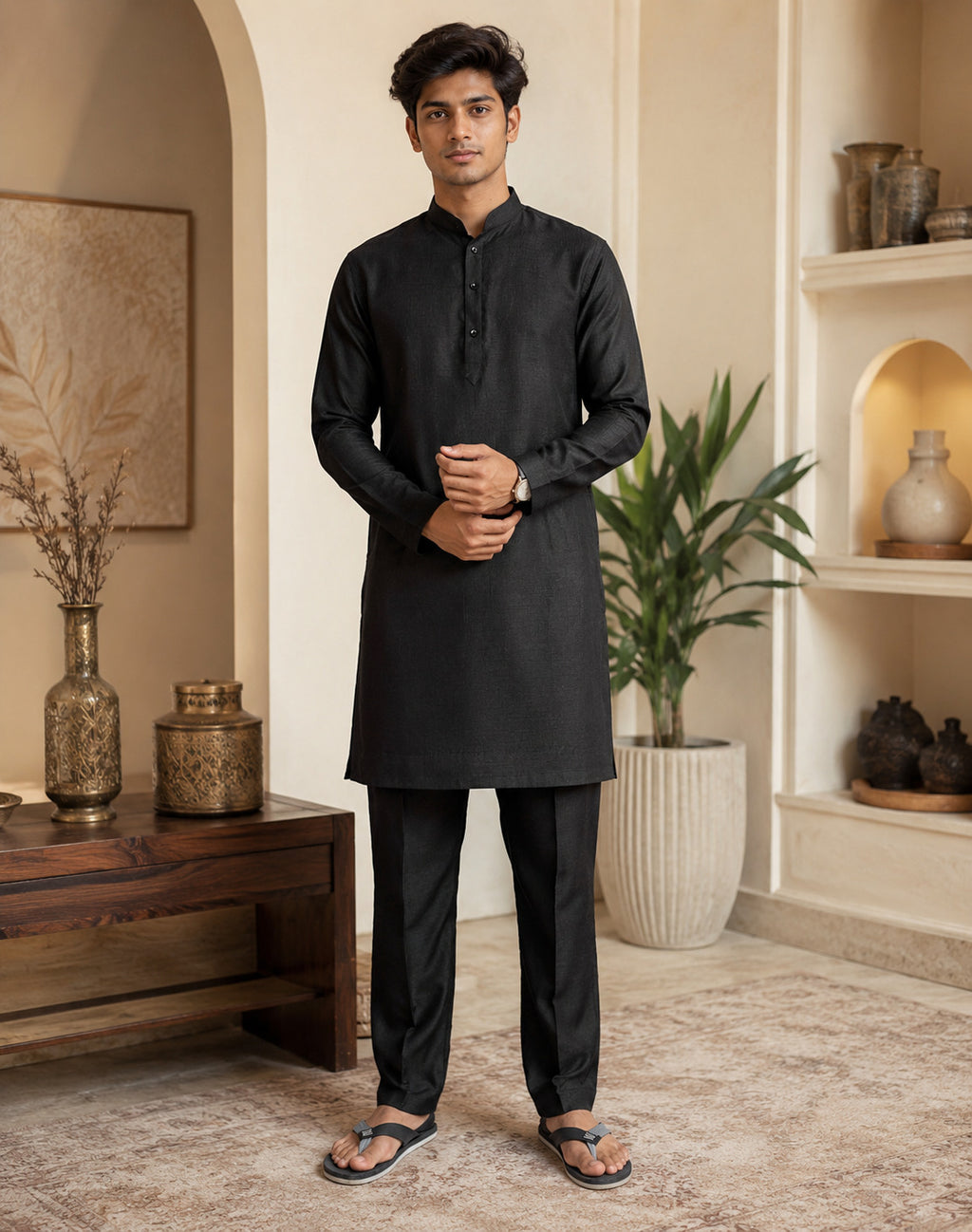 The Black Edit Kurta