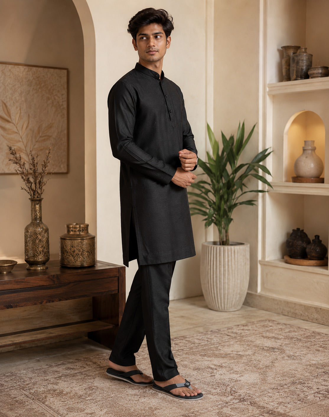 The Black Edit Kurta