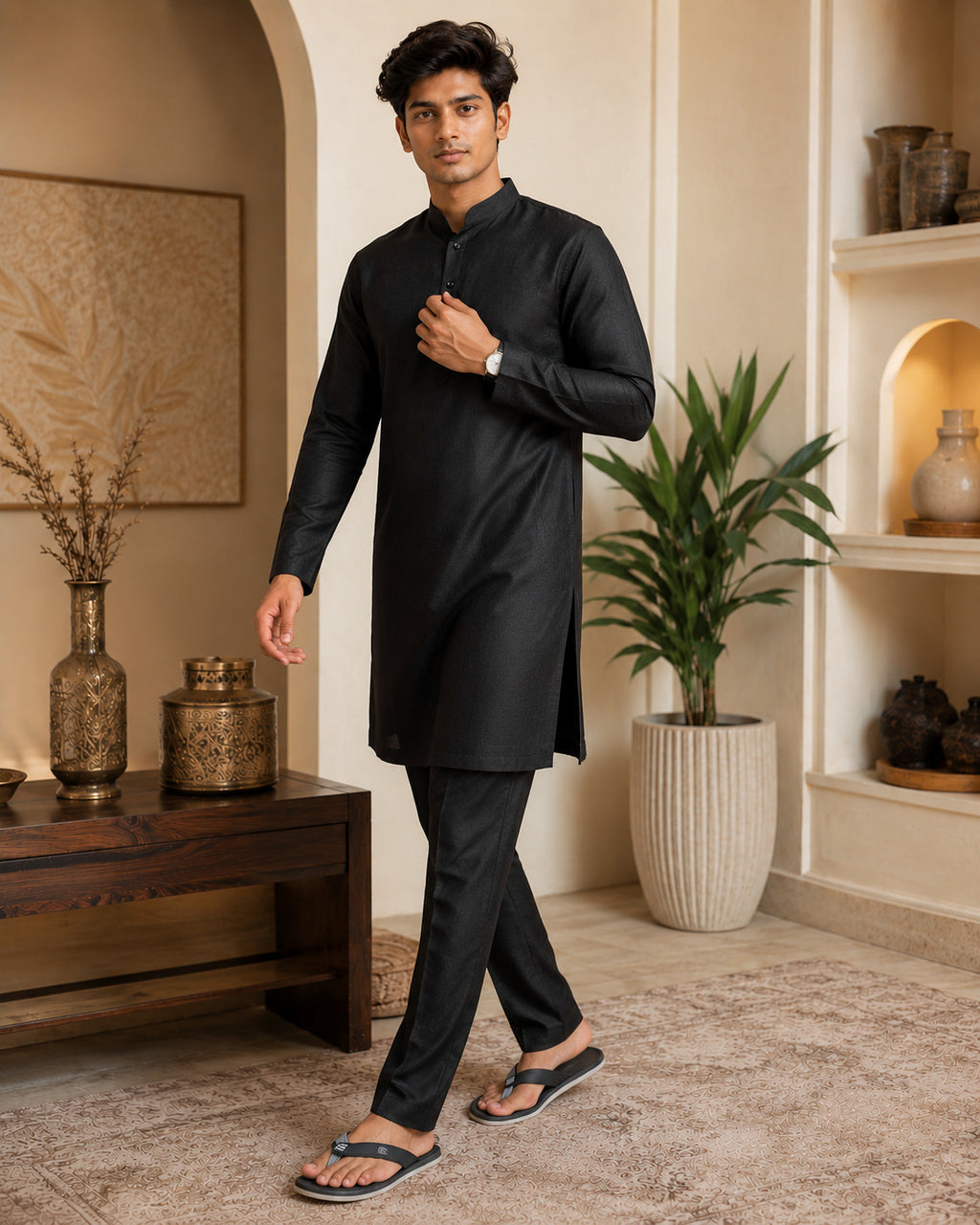 The Black Edit Kurta