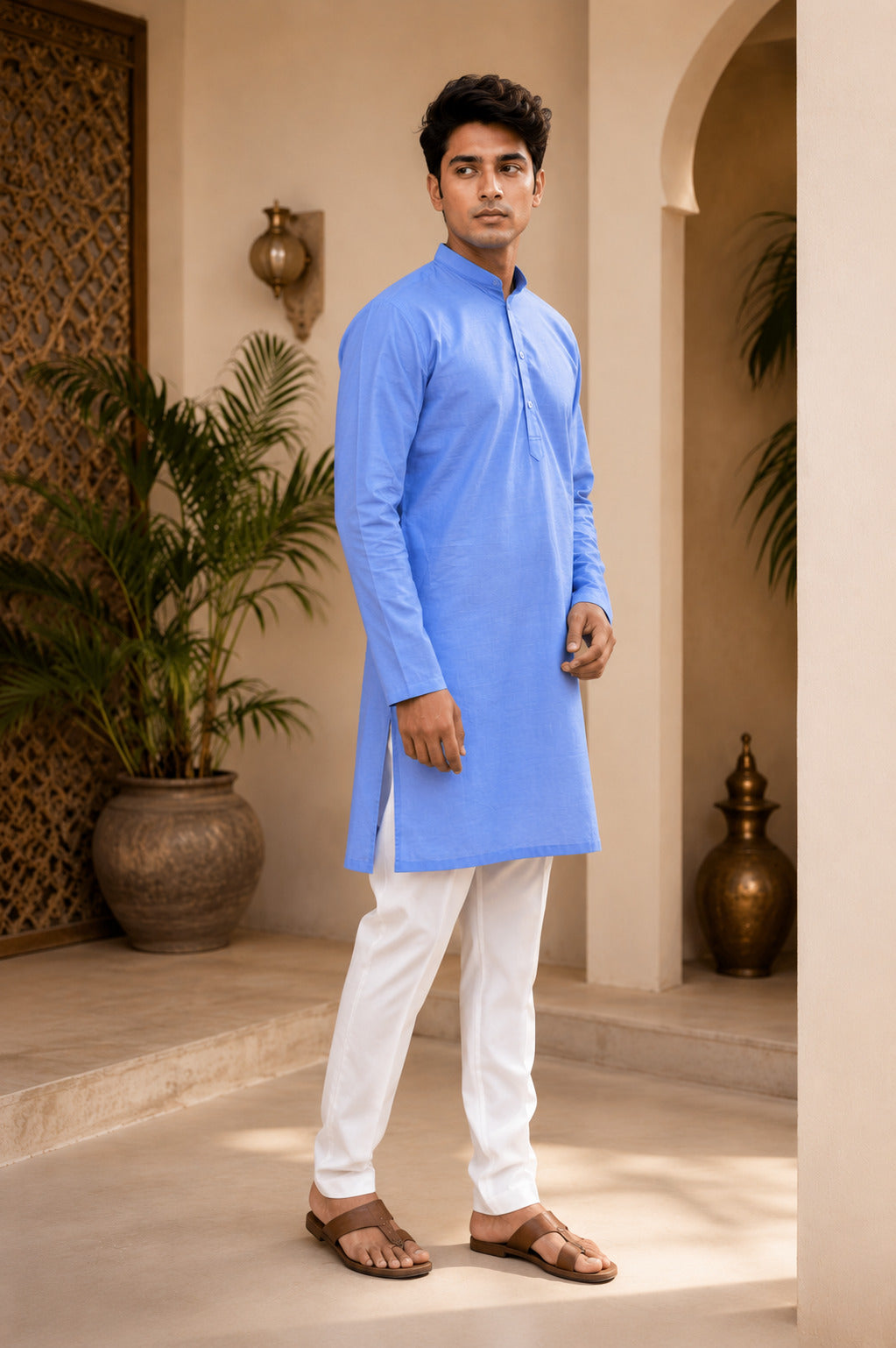 Azure Grace Kurta