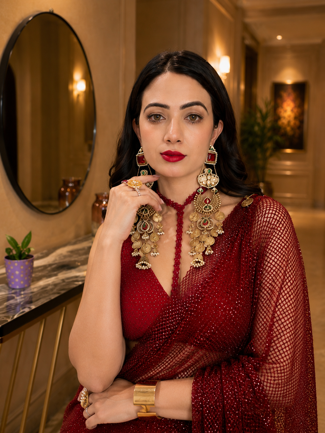 Rouge Edit Saree Set