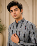Ikat Edge Kurta Set