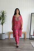 Ruby Paisley Kaftan Set