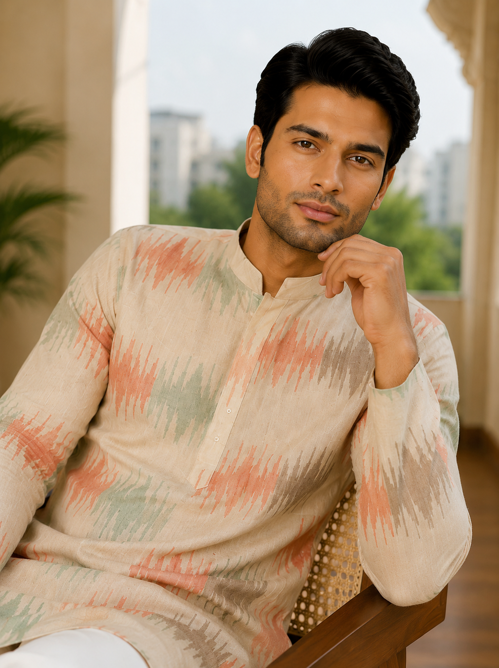 Nomad Ikat Kurta