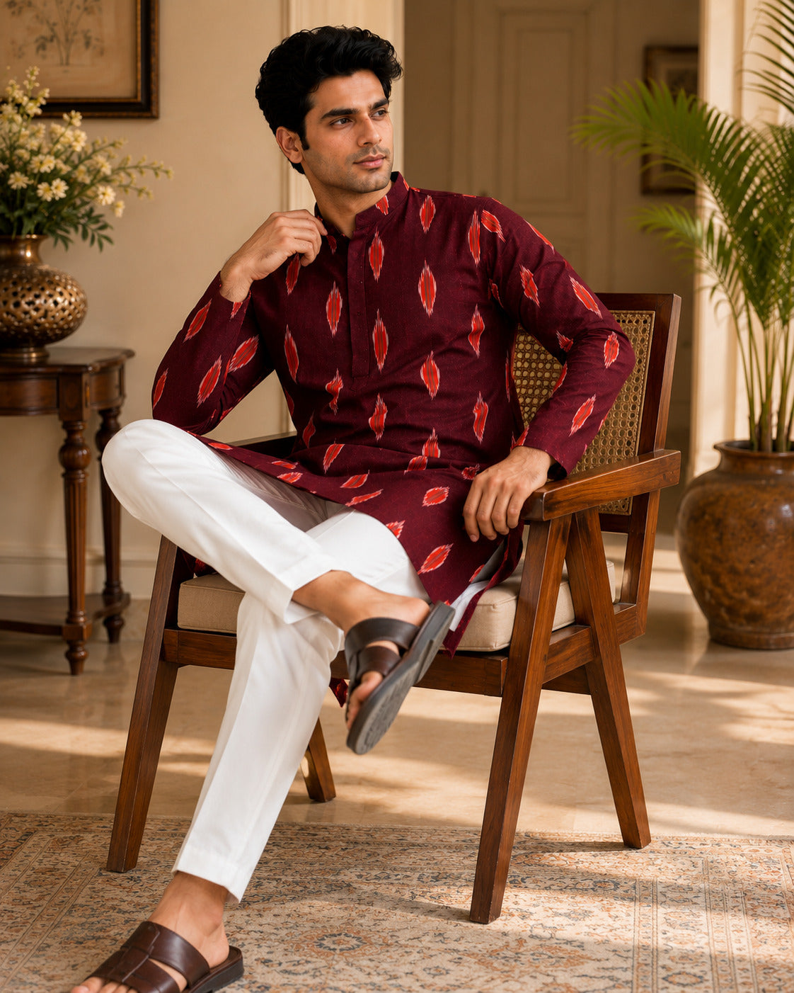 Ikat Essence Kurta Set