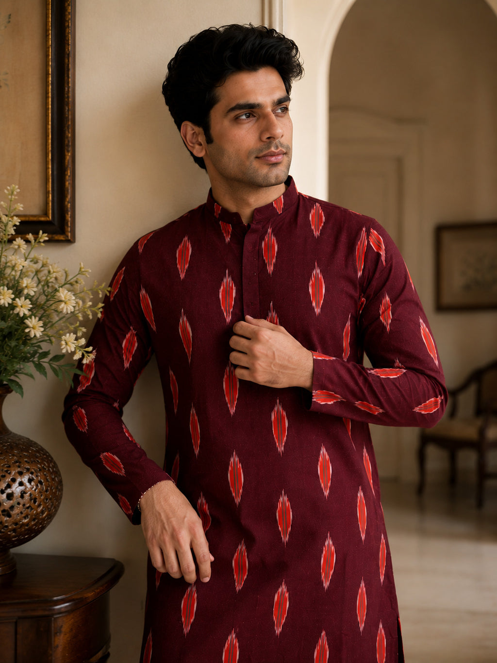 Ikat Essence Kurta Set