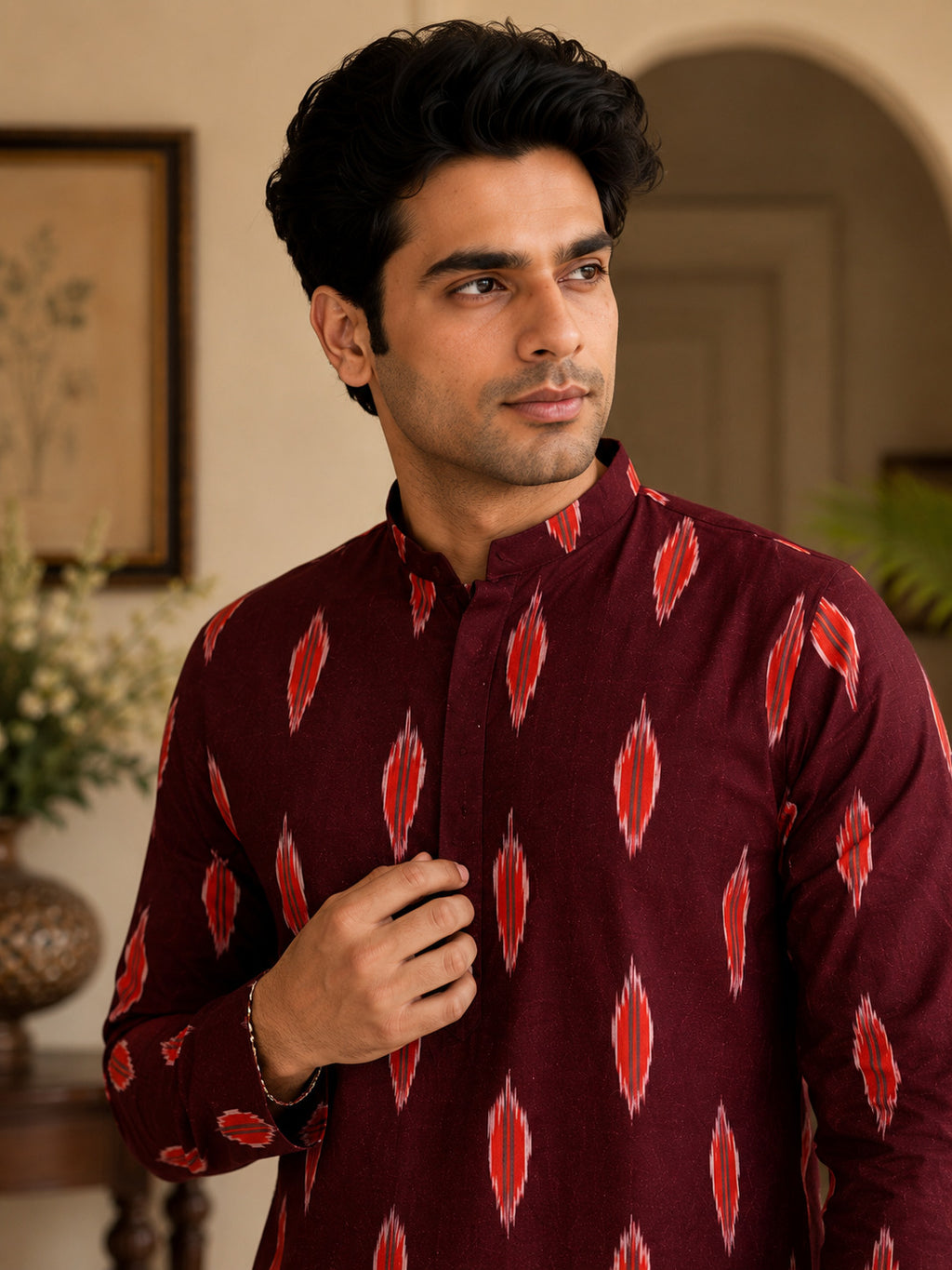 Ikat Essence Kurta Set
