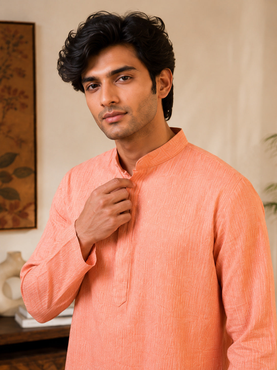 Saffron Dusk Kurta