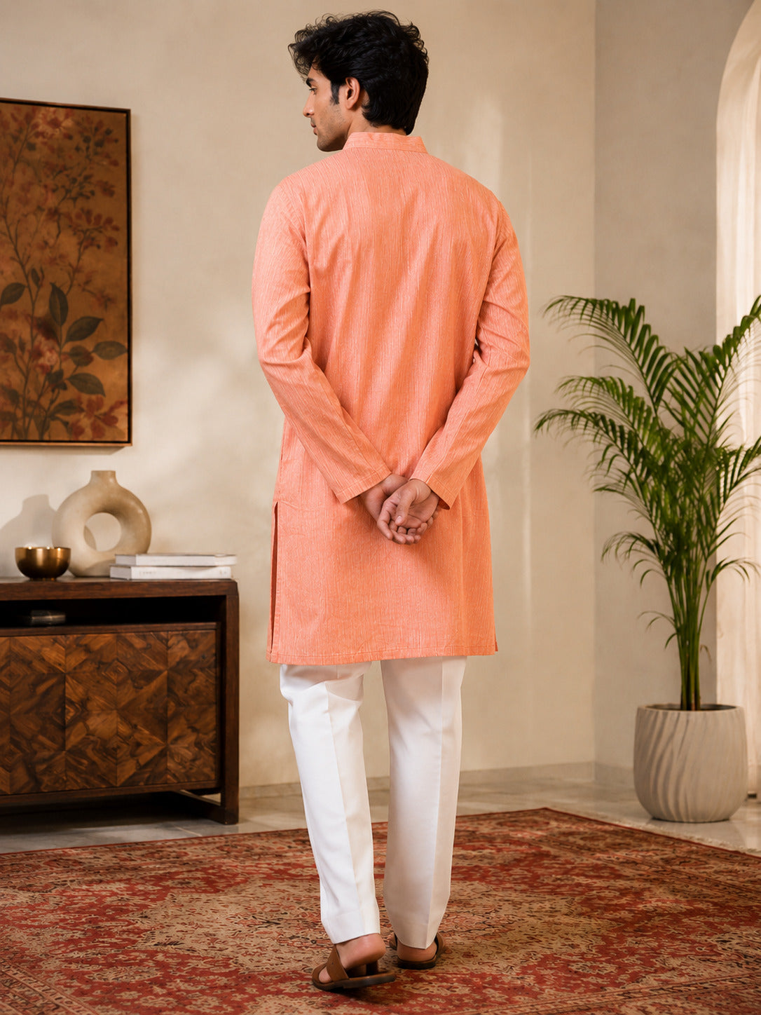 Saffron Dusk Kurta