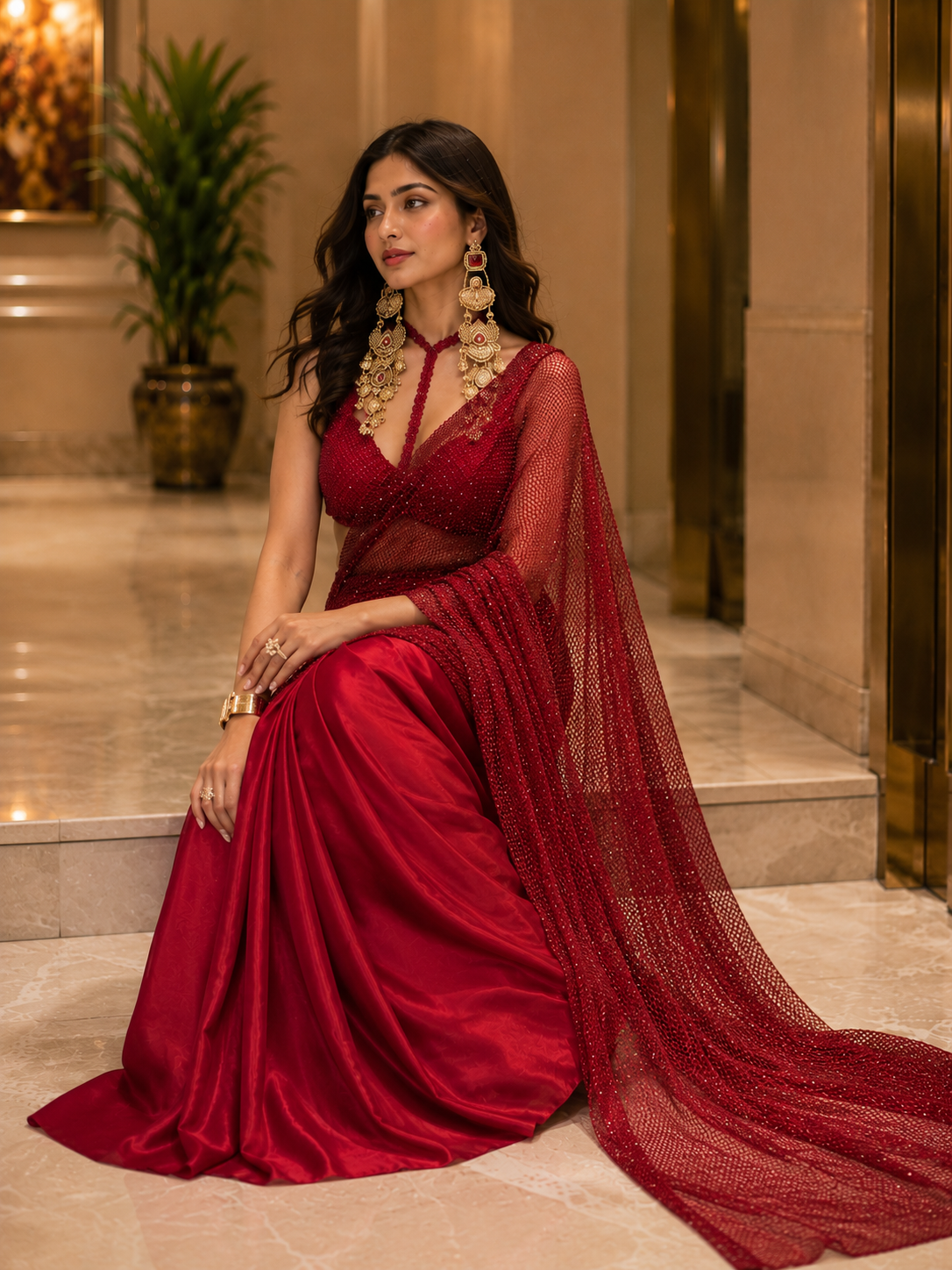 Rouge Edit Saree Set