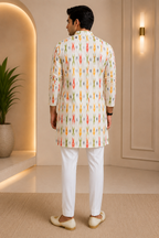 Echo Ikat Kurta Set