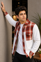Check Block Jacket