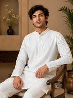 Aura White Kurta