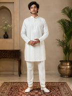 Aura White Kurta