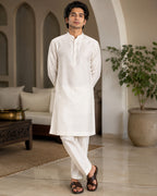 Utsav Ivory Kurta Pant Set