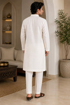 Utsav Ivory Kurta Pant Set