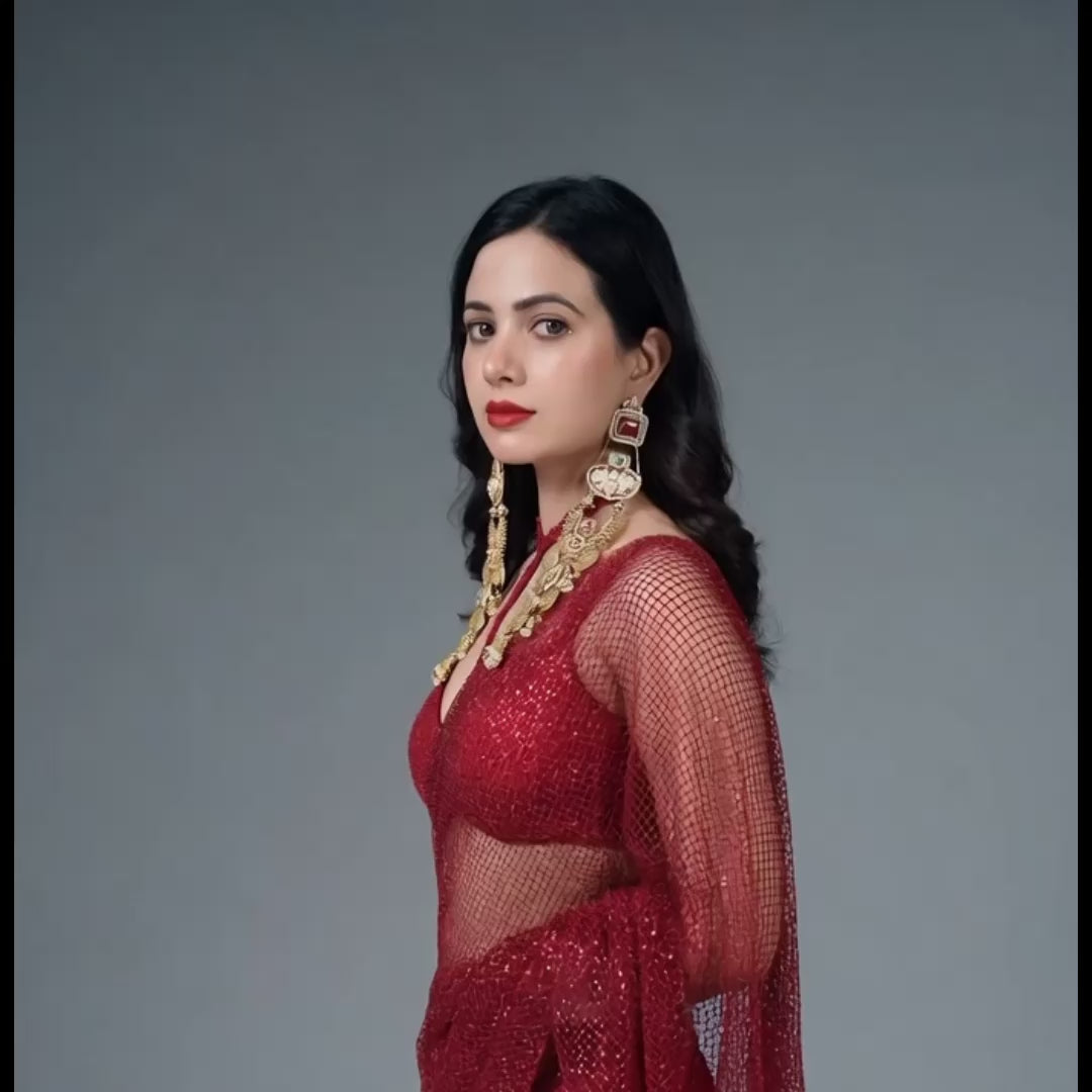 Rouge Edit Saree Set