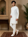 Aura White Kurta