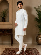 Aura White Kurta